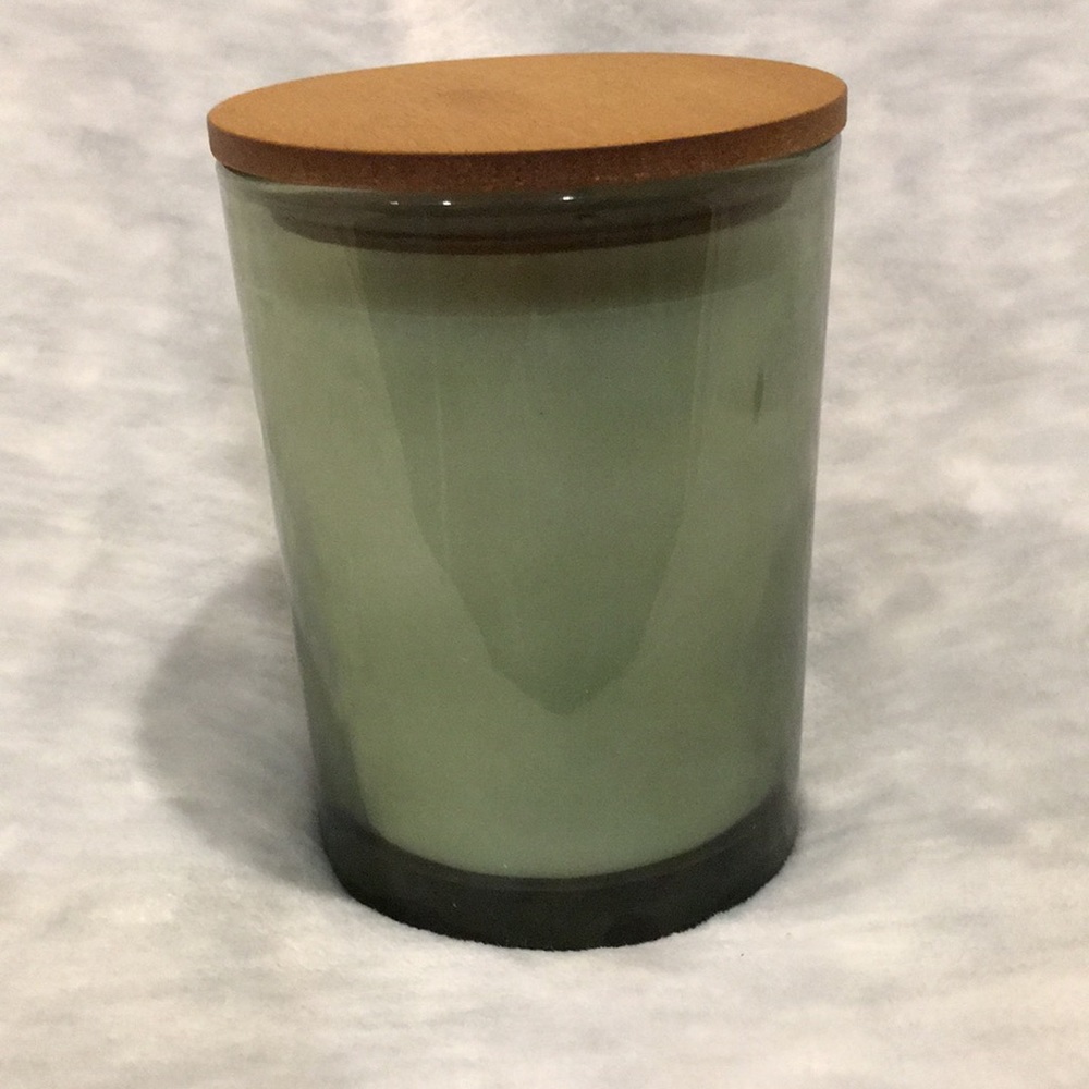Glass Live For Now Scented Single Wick Home Decore Candle Beachwood 8.5oz NWT - Picture 6 of 16